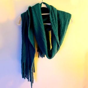 Super Soft Teal Fuzzy Scarf